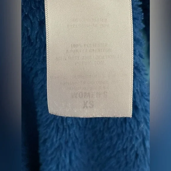 Patagonia Full Zip Re-Tool Fleece Knit Blue Jacket Size XS - Picture 8 of 8